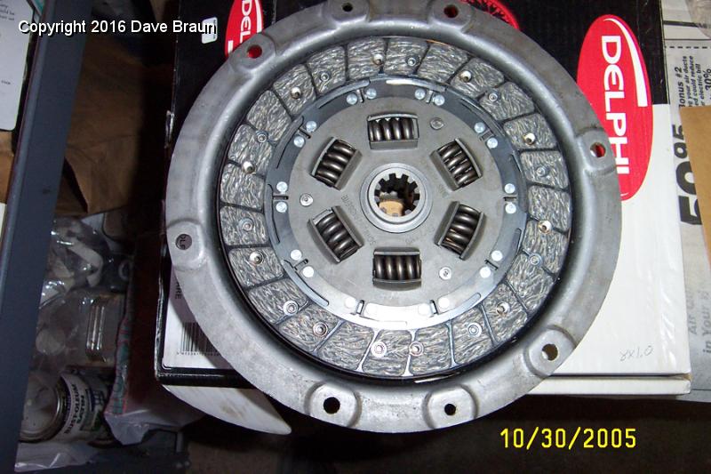 MGTD15470/Gearbox and Clutch/Clutch Refurbishment/new clutch disc with